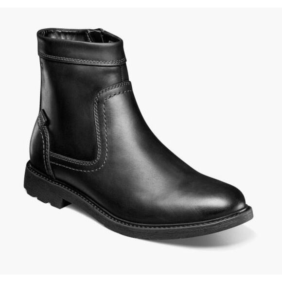 Nunn Bush 1912 Waterproof Plain Toe Side Zip Boot Men\'s Boot Size 10 main image 7